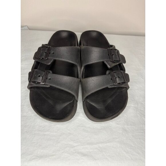 Birkenstock Other - BIRKENSTOCK Arizona Essentials Black Water Sandal Summer Footbed = 9.5"